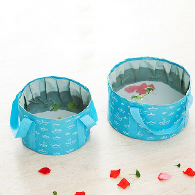 

〖Follure〗10L Portable Multi-functional Durable Leak-Proof Wash Basin Collapsible Bucket F