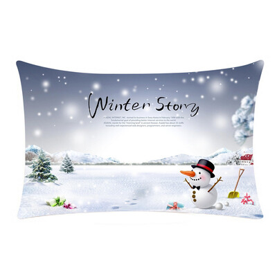 

Tailored Christmas Rectangle Cotton Linter Pillow Cases Cushion Covers