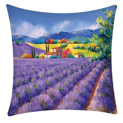 

〖Follure〗Pillow Case Polyester Fiber Cushion Sofa Car Cushion Cover Home Decoration