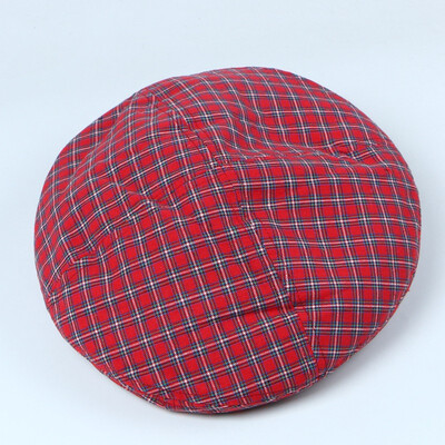 

Four seasons Hat ladies autumn&winter berets British retro literary lattice octagonal pumpkin Hat Painter Hat Korean Hat