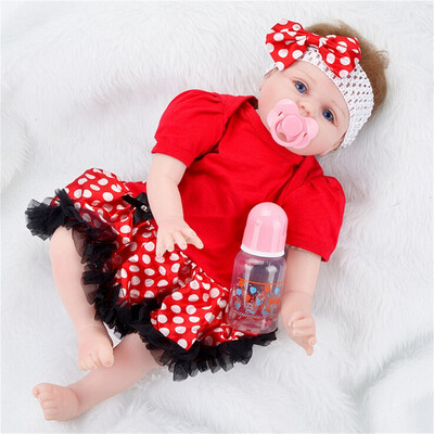 

YIWULALifelike Reborn Baby Doll 55cm Newborn Doll Kids Boy Playmate Birthday Xmas Gift