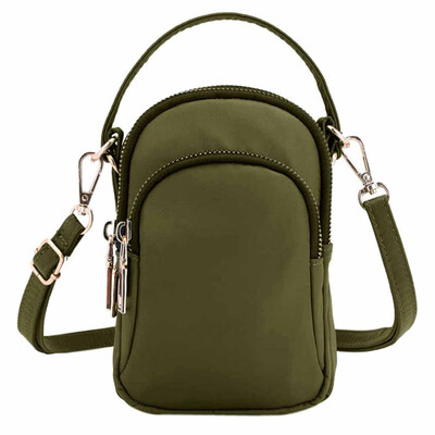 

Tailored Womens Shoulder Messenger Bag Lightweight Nylon Bag Mobile Phone Headset Bag
