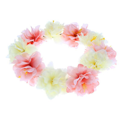 

European Bride Head Wreath Girls Hair Headband Flower Crown Wedding Garland