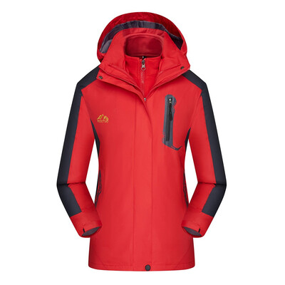 

Tailored Women Waterproof Hoodie Detachable Breathable Sport Two-piece Set Outdoor Coat