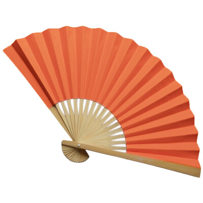 

Siaonvr Chinese Style Hand Held Fan Bamboo Paper Folding Fan Party Wedding Decor