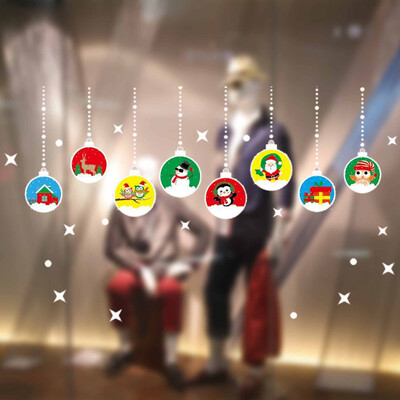 

〖Follure〗Christmas Window Stickers Static Electricity Removable Home Room