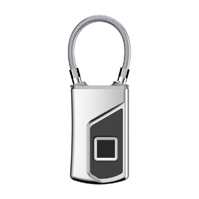 

Smart Fingerprint Padlock LED Safe USB Charging Rechargeable Waterproof Door Lock Home Security