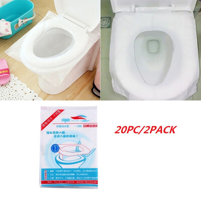

〖Follure〗20pcs Toilet Seat Covers Paper Travel Biodegradable Disposable Sanitary