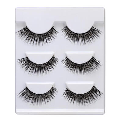 

3 Pairs 3D Natural False Eyelashes Faux Mink Makeup Extension Eye Lashes