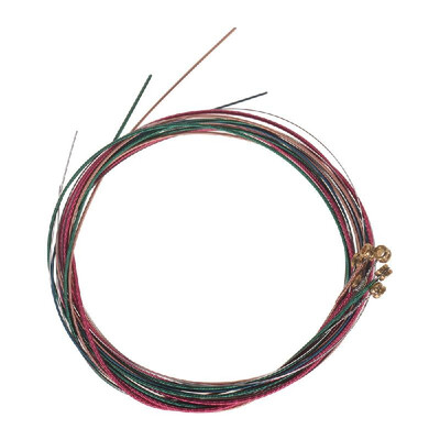 

Acoustic Folk Guitar Strings Set Steel Core Copper Alloy Winding 6pcs Set