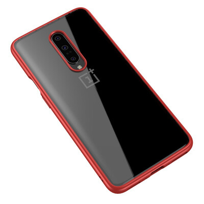 

Case voor OnePlus 7 Pro Case Anti-klop Transparant Acryl Versterkte Hoek TPU Zachte Siliconen cover voor OnePlus 7 Pro Coque