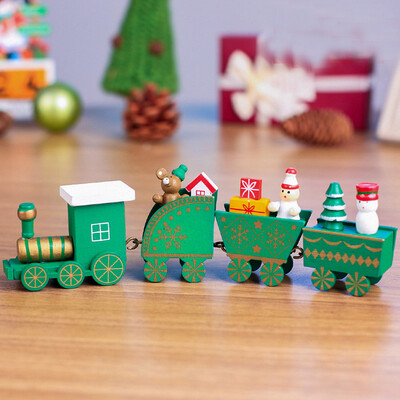 

〖Follure〗Christmas Decoration Gift Christmas Train Holiday Gift Decoration Decoration