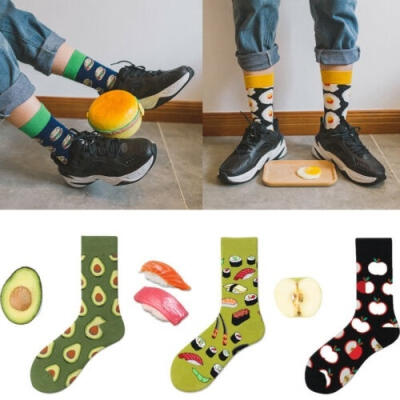 

Men&39s Creative Happy Cotton Socks Warm Colorful Casual Cartoon Print Socks