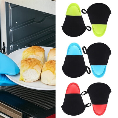 

Oven Mitts Heat Resistant Silicone Cooking Pinch Mitt with Quilted Liner