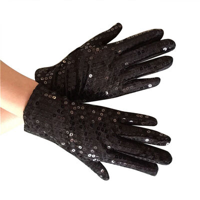 

1 Pair Shining Sequin Sequined Glitter Gloves Dance Party Fancy Costume Gloves