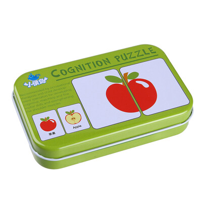 

Tailored Cognitive English Learning Puzzle Toy kid Educational Toys Baby Literacy Cards