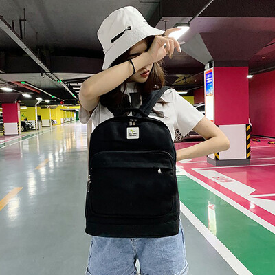 

Tailored New Fashion Women Large-capacity Campus Personality Canvas Bag Travel Backpack