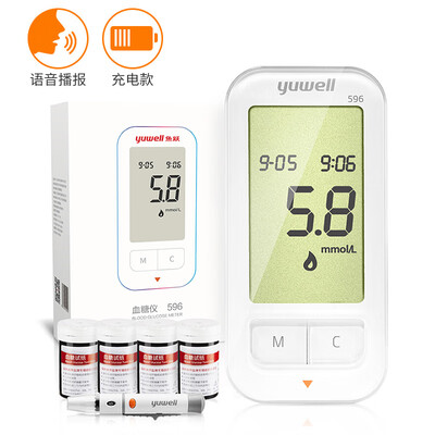 

Yu Yue YUWELL blood glucose meter 586 type home intelligent free code blood glucose meter 200 piece test paper accurate blood sugar tester automatic