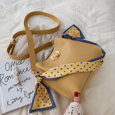 

Ins summer on the new package Korean version of fashion fashion womens bag 2019 single - shoulder slung bucket bag