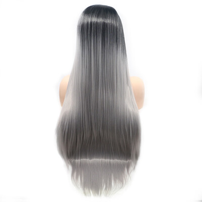 

Dolago Straight Heat Resistant Fiber Lace Front Wig Synthetic Hair Wigs For Women