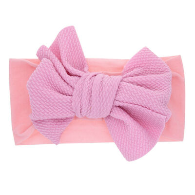 

Lovely Infant Girl Kid Baby Bow Hairband Headband Stretch Turban Knot Head Wrap
