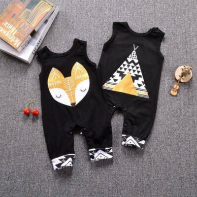 

US Stock Toddler Baby Boy Girls Bodysuit Romper Jumpsuit Clothes Outfits Cartoon