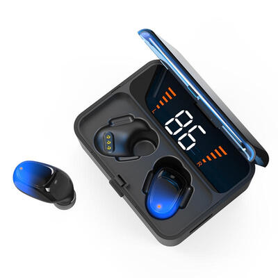 

ES01 TWS Wireless Earbuds Mini Bluetooth 50 Touch Control Headsets With Digital Display True Stereo Mic Earphone