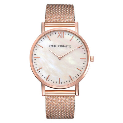 

Lvpai Hot Fast Fashion Women Ladies Stainless Steel Mesh Band Wrist Watch Wristwatch Clock Gift Relogio Fiminino 533