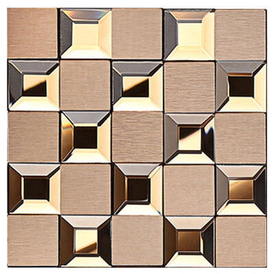 

10pcs Mosaic Tile Wall Sticker PVC Waterproof Tiles Decals Kitchen Decor
