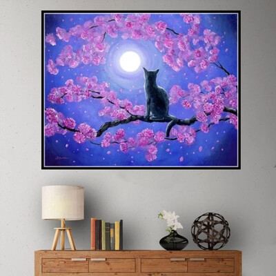 

Gobestart 5D Embroidery Paintings Rhinestone Pasted DIY Diamond Painting Cross Stitch