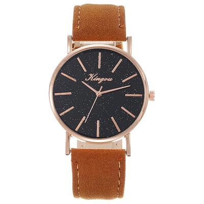 

RM Women Leather Belt Watch Starry Sky Geneva Simple Belt Watch