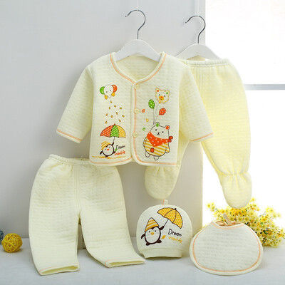 

Infants Newborn Baby Cotton Thermal Underwear Set Kids Clothes 0-3 Months