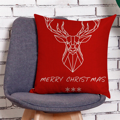 

Tailored Home Decor Cushion Cover Merry Christmas Pillowcase Sofa Throw Pillow Covers