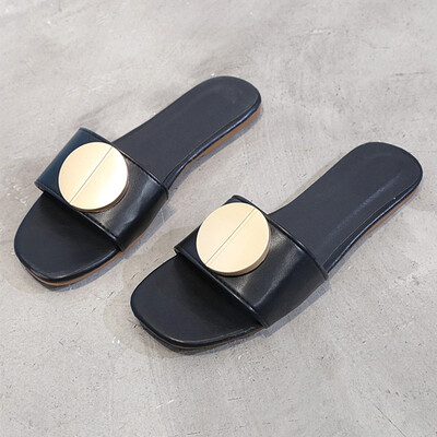 

Summer beach slippers women fashion hundred outside wearkorean flat bottom anti-slip slippers woman