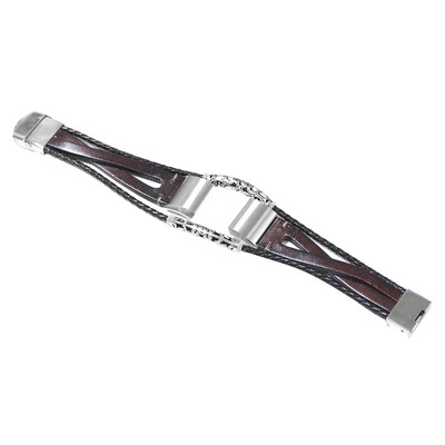 

〖Follure〗Replacement Leather Wristband Band Strap Bracelet For Fitbit Charge 2 BK