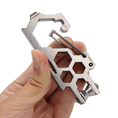

EDC Multi Function Tool Rope Strengthen Pulley System Hang Buckle