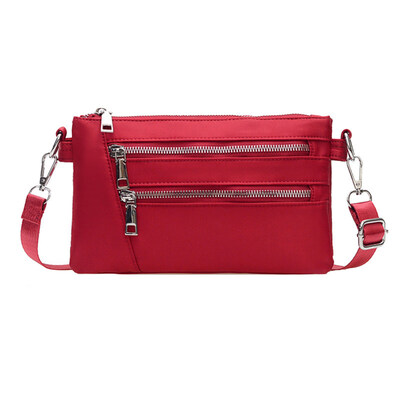 

Fashion Women Multiple Compartments Crossbody Shoulder Bag Zipper Envelope Pouch