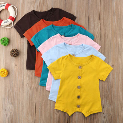 

US Newborn Toddler Baby Boy Girl Romper Bodysuit Sunsuit Outfit Clothes Playsuit