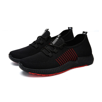 

Breathable Mesh Men Sneakers Shoes Men 2018 Autumn Winter Lace UP Casual Men Shoes Fashion Non-slip Male Sneakers Shoe hjm