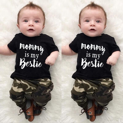 

Kids Infant Baby Boy Girl Cute T-shirt Pants Infant Cotton Clothes Outfits 2pcs Set