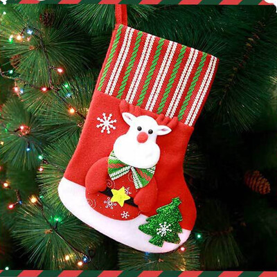 

〖Follure〗Christmas Santa Socks Cute Ornaments Festival Party Xmas Tree Hanging Decoration