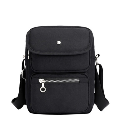 

Tailored Mens Fashion Shoulder Bag Solid Color Business Messenger Bag Multi-Function Bag