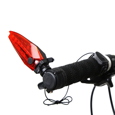 

1 Pair Waterproof Bike Handlebar Grips Light Bike LED Bicycle Safety Lights Cycling Lamp Of Grip USB Rechargeable Horns Alarm