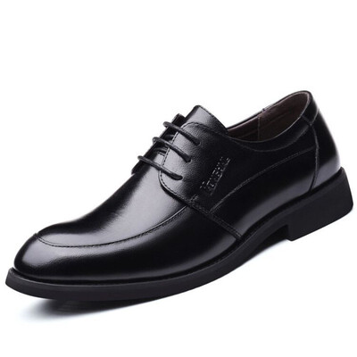 

YONGHENGMEILI Genuine leather mens non-slip dress shoes 7169