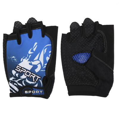

A Pair New Summer Breathable Thin Section Ice Silk Half Finger Gloves Outdoor Mountaineering Riding Sports Fingerless Gloves
