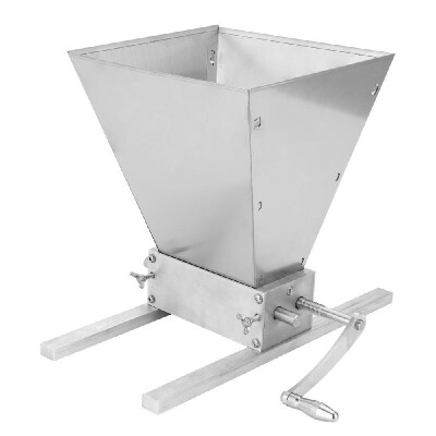 

Grains Mill Grinder Food Processors Large Capacity Manual Stainless Steel Malt Corn Grain Crusher 2 Rollers