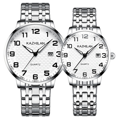 

Old watch dad mens large digital dial waterproof luminous spring with old watch ladies quartz watch
