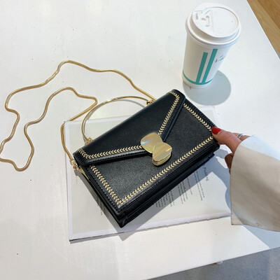 

Summer new chain bag female 2019 new Korean version of the wild Messenger ins shoulder fashion portable small square bag