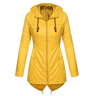 

Toponeto Womens Lightweight Hooded Raincoat Waterproof Active Outdoor Rain Jacket Coat