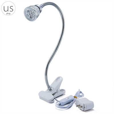 

Single Head Plant Desk Clip Light LED Grow Light 5W High Yield Plant Grow Lamp for Indoor Greenhouse Office